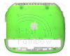 iBook G3 Clamshell Bottom Case, Key Lime (FireWire)