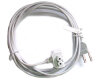 Mains Lead for Apple Laptop Power Supply, 2-pin - US